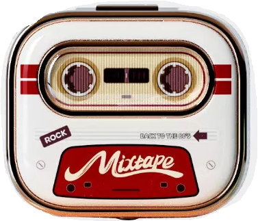 Беспроводные наушники Rock Retro Style TWS Earphone Retro Mix Tape
